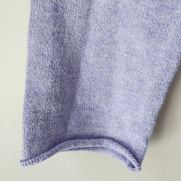 Burgess Cardigan Sweater | Small | Lilac Shawl Collar Cotton Cashmere NEW - Picture 5 of 9